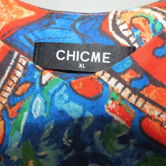 CHICME - bright colorful tank/cami top - size XL - new condition. - Picture 5 of 6